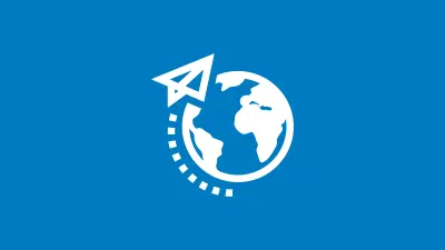 Bild mit Symbolen für Globalisierung und Fachwissen