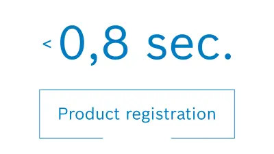 Highlighting the impressive speed of Origify's technology in product registration. It allows for the complete capture of a product, from photo taking to the creation and deployment of a Cloud ID, in less than 0.8 seconds. This emphasizes the efficiency and user-friendliness of the solution for seamless and rapid product integration into the authentication system.