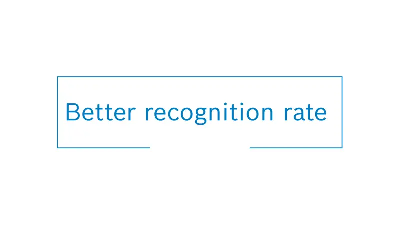 Performance metric showing a 3 percent improvement in object recognition accuracy